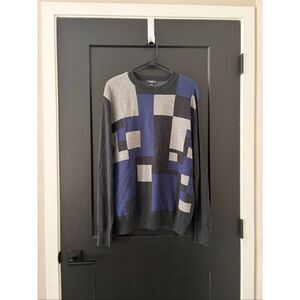 Saks Fifth Avenue Silk Cashmere Crewneck Sweater Size XL